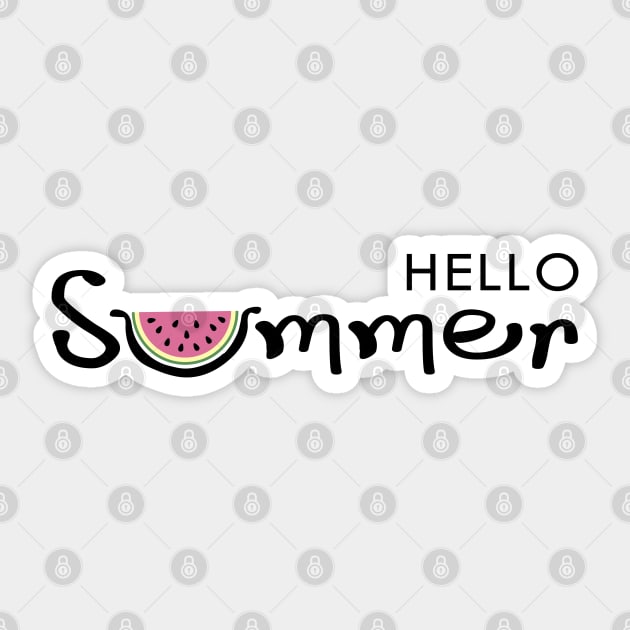 Hello summer Sticker by AliJun